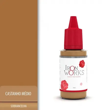 PIGMENTO IRONWORKS 05 ML - CASTANHO MÉDIO