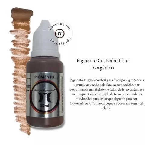PIGMENTO MARILYN 10 ML -  CASTANHO CLARO