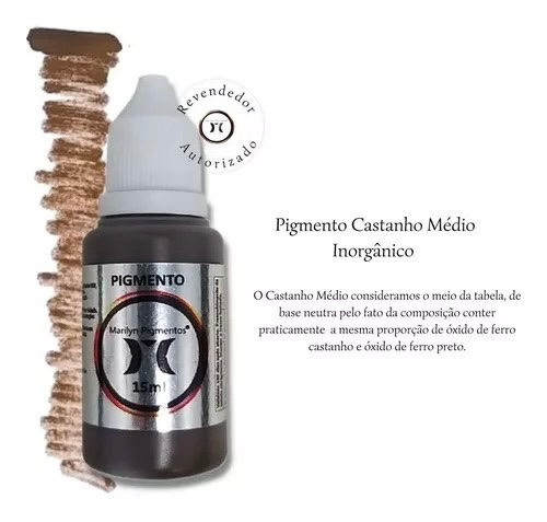 [344] PIGMENTO MARILYN 10 ML - CASTANHO MÉDIO