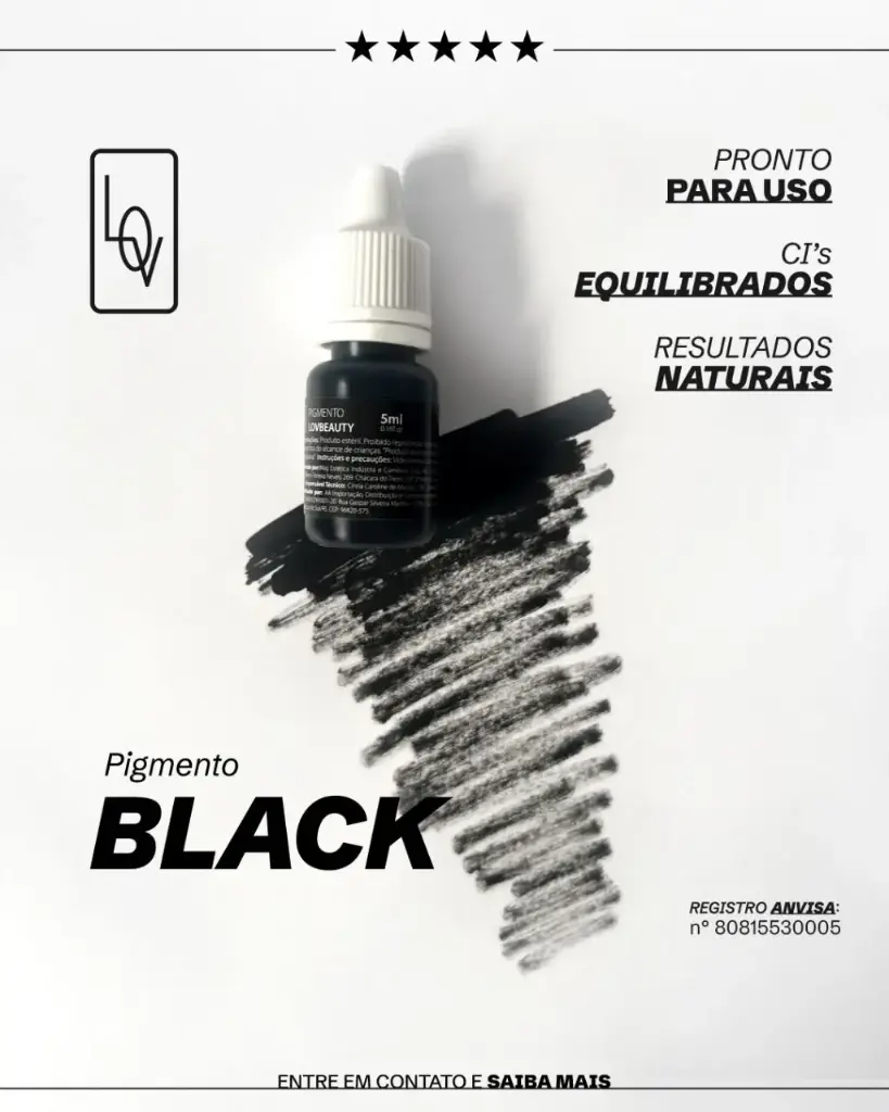 Pigmentos Lovbeauty Black 5ml