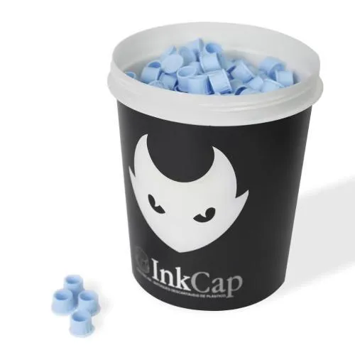 Ink Cap Azul - Batoques de Silicone (P - AZUL 140 UN.)