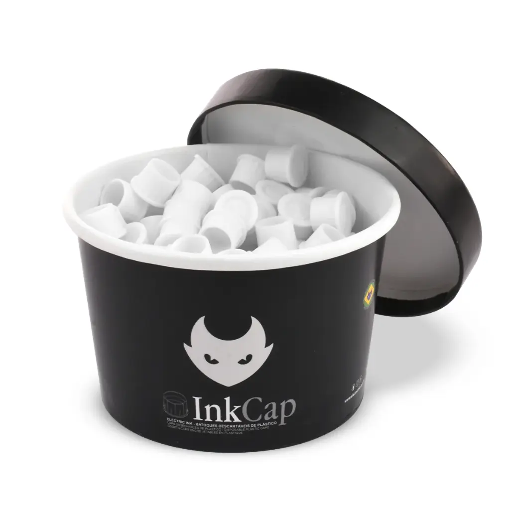 Ink Cap Branco - Batoques de Silicone (P - BRANCO 140 UN.)