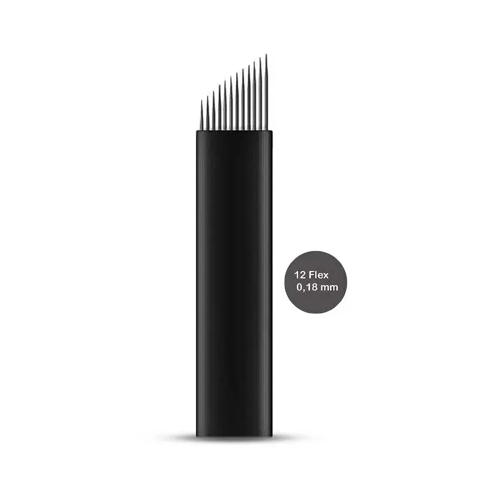 LÂMINAS CHANFRADAS 5 UN (7 PINOS 0.18MM)