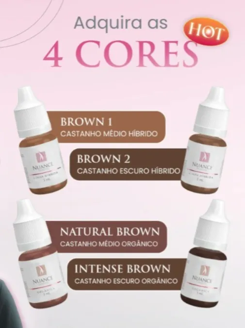PIGMENTO NUANCE AQUECIDOS (INTENSE BROWN 3ML)