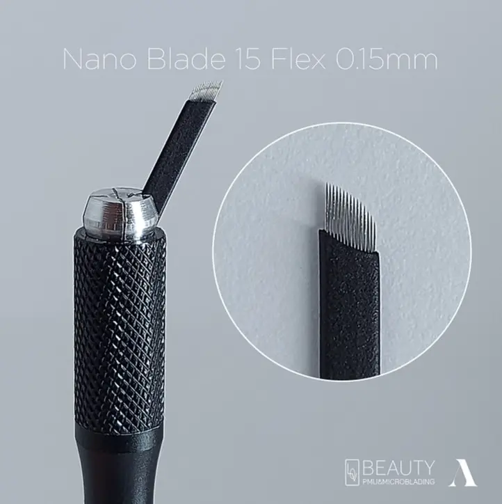 Nano Blade 15 Flex 0,15 MM - Lâmina Lovbeauty - 10 Un.