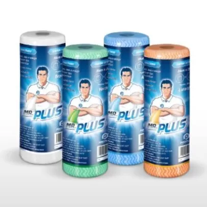 PANO MULTI-USO 30X50CM C/50 PANOS BRANCO MR. PLUS TALGE