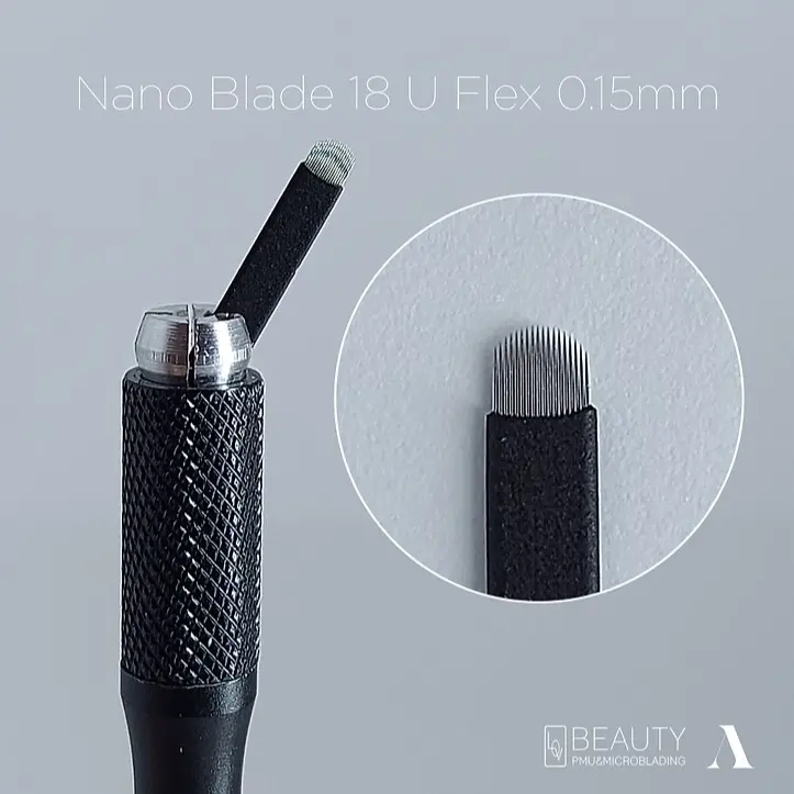 [461] Nano Blade 18U Flex 0,15 MM - Lâmina Lovbeauty - 10 Un.
