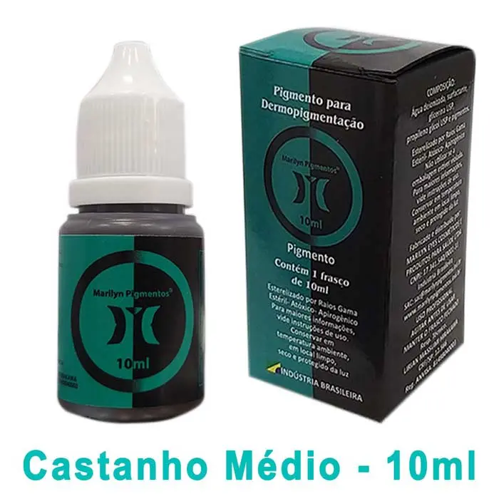 [344] PIGMENTO MARILYN 10 ML - CASTANHO MÉDIO